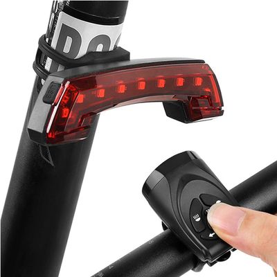 JYYBN Rear Bike Tail Light, Ultra Bright USB Rechargeable Warning Bicycle Taillight with Loud Bike Horn Waterproof for Cycling Safety