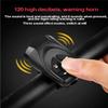 JYYBN Rear Bike Tail Light, Ultra Bright USB Rechargeable Warning Bicycle Taillight with Loud Bike Horn Waterproof for Cycling Safety view 4