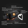 JYYBN Smart Bike Tail Light, USB Rechargeable Bicycle Taillights Ultra Bright LED Warning Bicycle Flashlight 5 Modes Waterproof for Cycling Safety,Round view 2