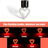 JYYBN Smart Bike Tail Light, USB Rechargeable Bicycle Taillights Ultra Bright LED Warning Bicycle Flashlight 5 Modes Waterproof for Cycling Safety,Round view 3