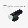 JYYBN USB Rechargeable Bike Light, 350 Lumens Bike Lights, 5 Lighting Modes Bicycle Light, Waterproof LED Digital Display Bike Light for Cycling view 4