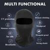 JUSDIQIR Ski Mask Balaclava Face Mask Windproof Cycle Cap Sun Cold Protect Head Sheild Ice Silk Scarf Motorcycle Neck Gaiter (Black) view 4