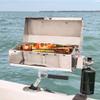 Brocraft Adjustable Grill Mount for Boat Rod Holder / Boat BBQ Mount view 2