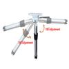 Brocraft Adjustable Grill Mount for Boat Rod Holder / Boat BBQ Mount view 3