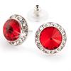 Star Light Crystal Jewelry | Colorful Rhinestone Pierced Earrings for Dance, Pageant, Prom, Performance, Wedding or Special Event Jet Hematite 15mm view 2