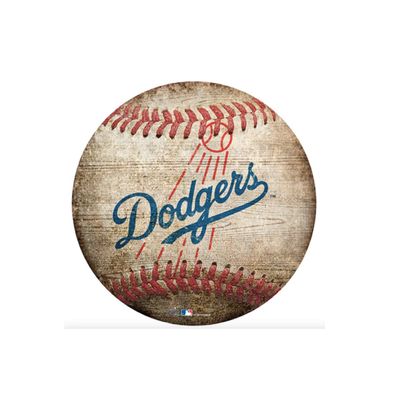 Dodgers 12" Baseball Shaped Sign