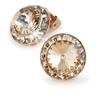 Star Light Crystal Jewelry | Colorful Rhinestone Clip On Earrings for Dance, Pageant, Prom, Performance, Wedding, or Special Event Amethyst 15mm view 2