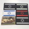 1 Piece Embroidered Israel Flag Tactical Patch Cloth Punisher Armband Army Hook and Loop Badge Morale Battle Badge view 3