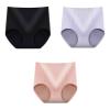 3Pcs/Set Big Size XL~6XLSuper Plus Size Cotton Women's Panties Solid High Waist Lace Briefs Breathable Seamless Soft Ladies Panties (Color : 4, Size : 6X-Large)