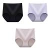 3Pcs/Set Big Size XL~6XLSuper Plus Size Cotton Women's Panties Solid High Waist Lace Briefs Breathable Seamless Soft Ladies Panties (Color : 1, Size : 6X-Large) view 1