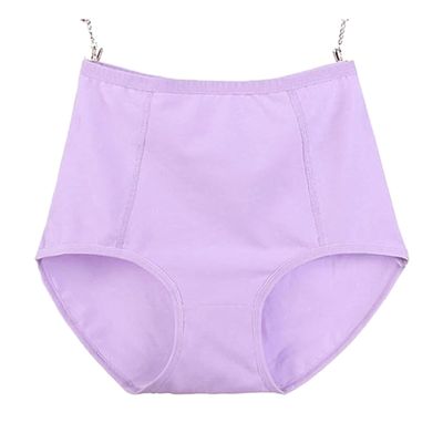 10XL Women Extra Large Super Plus Size Cotton Women's Panties Solid High Waist Lace Briefs Breathable Seamless Soft Ladies Panties (Color : 7, Size : 6X-Large)