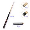 3/4 Split Cue - Billiard Cue Sticks, With Extension Rod 15cm, Increase Hitting Distance, Straightness Very Nice, Wood Pool Cue Removable, Long Use Time, Pool Sticks Portable ( Size : 145cm/11.5mm ) view 2