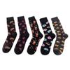 Drincoshow Gourmet Socks Donut Oreo Popcorn Sandwich Casual Cotton Socks European and American Street Trends Mid-Calf Socks (European code: 39-46,Doughnuts) view 2