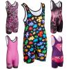 KO Sports Gear Unisex Wrestling Singlet for Adult Wrestlers - Wrestling Singlet for Men & Women - Bold Durable Uniform, Stretchy Breathable Material - Autism Awareness, Adult Large view 1