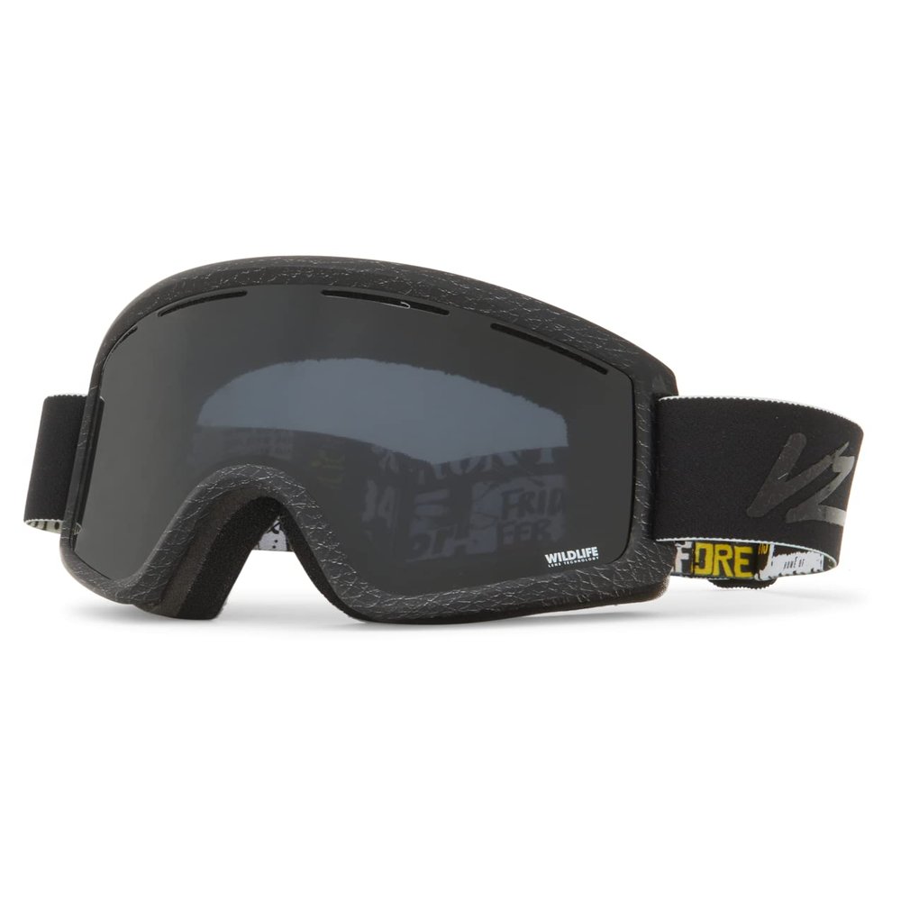 VonZipper Cleaver Black Satin/Wildlife Lense Blackout One Size