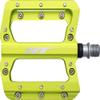 HT Components, AN14A, Nano, Platform Pedals, Body: Aluminum, Spindle: Cr-Mo, 9/16'', Green, Pair view 1