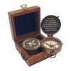 Brass Compass Engraved Gift for Son, Grandson, Daughter, Baptism, Confirmation Communion Godson Church Graduation Day (Personalized) view 1