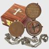Royalmart Compass Engraved Brass Compass Engraved Gift for Son, Grandson, Daughter, Baptism, Confirmation Communion Godson Church Graduation Day (#3 "Trust in The Lord) view 4
