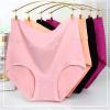 4 Pieces Plus Size Comfortable Modal Women Underwear Pretty Panty Elastic Briefs High Waist Soft Women Panties (Color : Shape6, Size : 4XL) view 2