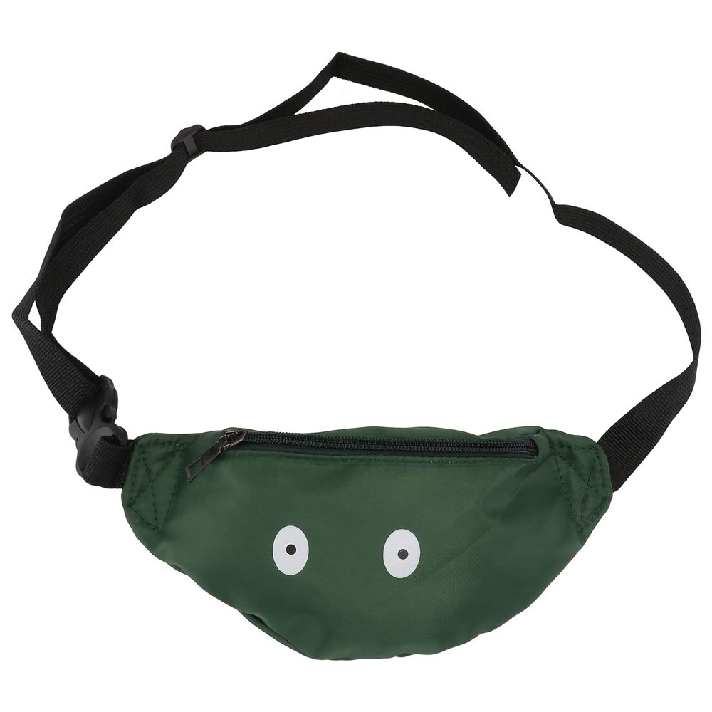Boy Girl Waist Bag Small Eyes Novelty Fanny Pack for Boys and Girls Fun Leisure Belt Hip Bag Green Travel and Everyday Use