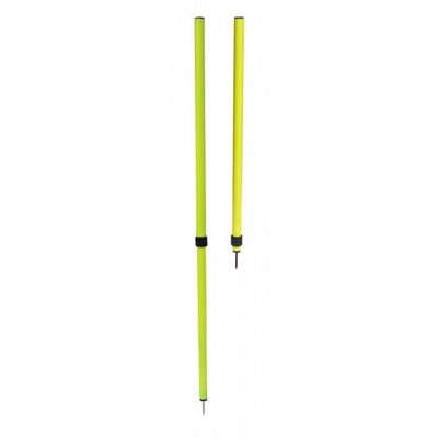 Carta Sport SLAPT Carta Football Telescopic Slalom Poles with Spikes for Soft Ground. Ideal for Transporting in car, Green/Black, One Size