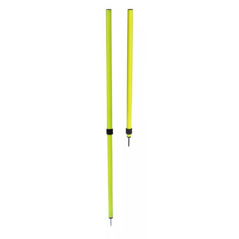 Carta Sport SLAPT Carta Football Telescopic Slalom Poles with Spikes for Soft Ground. Ideal for Transporting in car, Green/Black, One Size