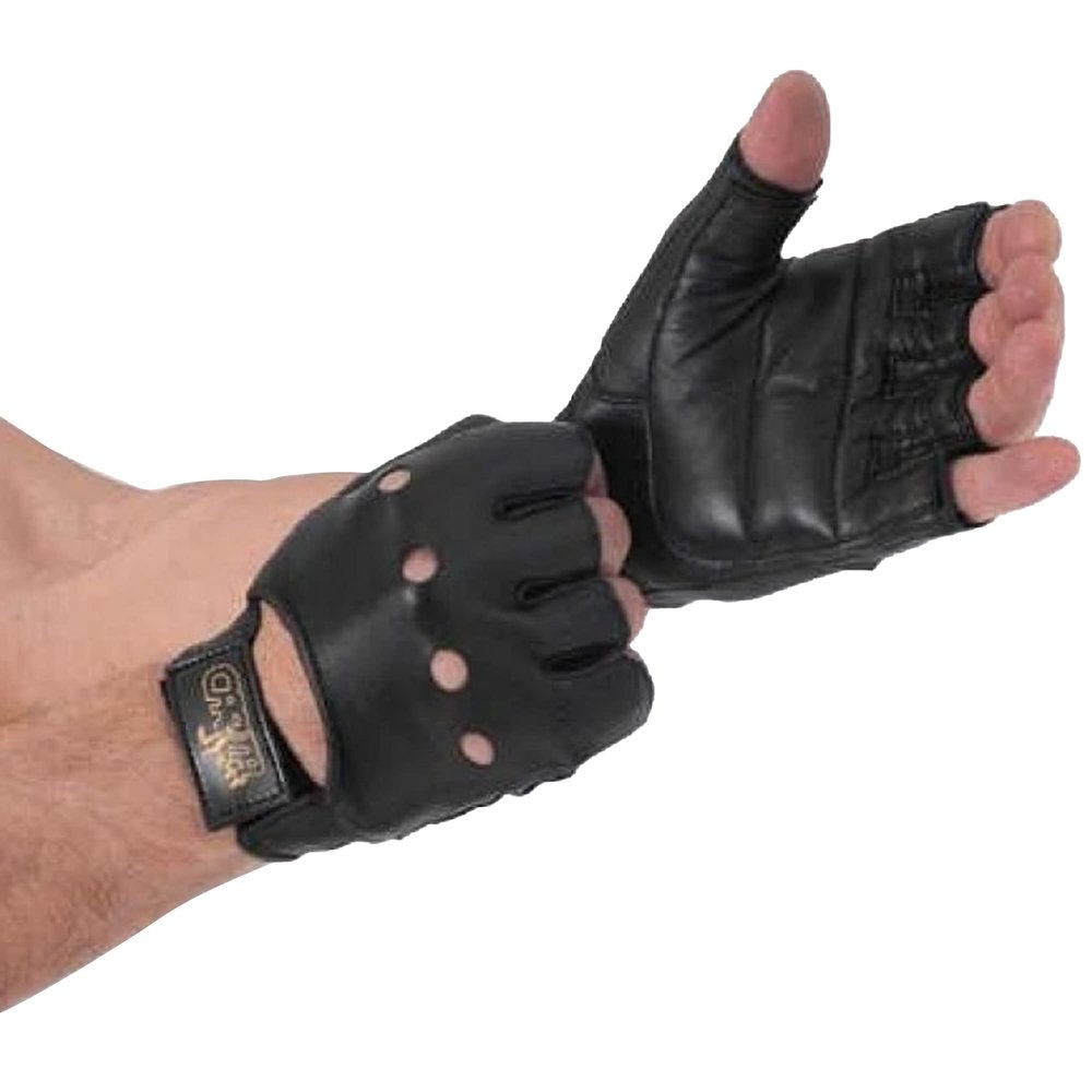 Carta Sport Unisex Adult Leather Weightlifting Gloves (XL) (Black)