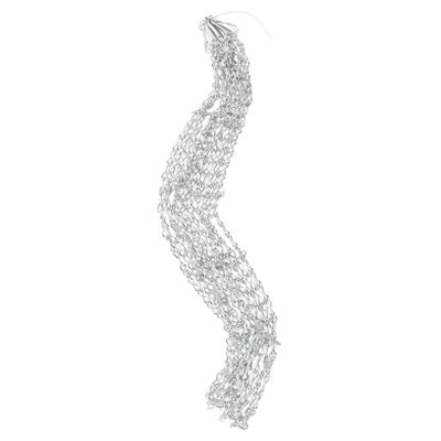 INOOMP Steel Chain Basketball Net Heavy-Duty Design Easy Attachment for Standard Plated for and Recreation