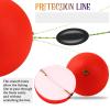 Dovesun 20pcs Slip Fishing Bobber Fishing Float Slip Fishing Rig Rubber Bobber Stoppers for Crappie Panfish Walleyes Trout Bass Fishing 1.06in (27mm) Red-Yellow view 4