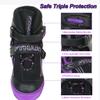 Inline Skates for Girls and Boys, Adjustable Kids Roller Skates with All Light Up Wheels, Patines para Mujer for Kids and Teens, Men and Women Black&Purple Medium view 2