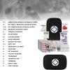 276Pcs First-Aid Kit Emergency-Kit Home-Car - First Aid Kits Emergency Kit Home Essentials for Dorm Room First-Aid Kit Emergency Necessities for Boat Hiking Skating, Black YIDERBO view 2