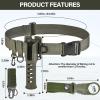 Fishing Wading Belt Rod Holder Adjustable Wader Fishing Waist Belt for Fly Surf Casting Spinning Fishing Pole Fishing Tackle (Green) view 2