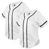 TopTie 2 Pack Women's Baseball Jersey Softball Jersey Button Down Shirts-White White-M view 1