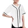 TopTie 2 Pack Women's Baseball Jersey Softball Jersey Button Down Shirts-White White-M view 3