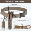 Fishing Wading Belt Rod Holder Adjustable Wader Fishing Waist Belt for Fly Surf Casting Spinning Fishing Pole Fishing Tackle (Khaki) view 2