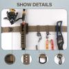 Fishing Wading Belt Rod Holder Adjustable Wader Fishing Waist Belt for Fly Surf Casting Spinning Fishing Pole Fishing Tackle (Khaki) view 4