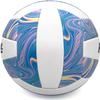REBOILPHASE REBOIL Volleyball  Waterproof Indoor/Outdoor Size 5 Volleyball for Pool, Beach-Marble Purple view 3