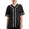 TopTie 2 Pack Women's Baseball Jersey Softball Jersey Button Down Shirts-Black White-L view 2