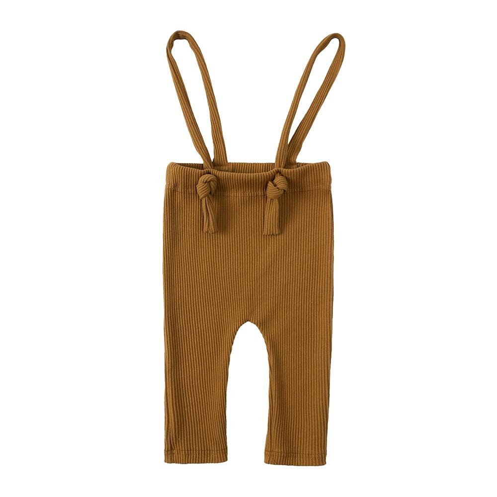 MYGBCPJS Baby Boys Girls Ribbed Knit Suspenders Pants Leggings Infant Toddler Adjustable Knot Straps Tights Overall Trousers