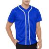 TopTie 2 Pack Men's Baseball Jersey Button Down Jersey Short Sleeve Shirt-Blue Red-M view 2