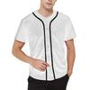 TopTie 2 Pack Men's Baseball Jersey Button Down Jersey Short Sleeve Shirt-Red White-M view 4