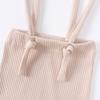 MYGBCPJS Baby Boys Girls Ribbed Knit Suspenders Pants Leggings Infant Toddler Adjustable Knot Straps Tights Overall Trousers view 4