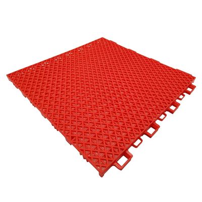 1ft Modular Interlocking Floor Tiles, Kindergarten Amusement Park School Playground Gymnasium Color DIY Puzzle Waterproof Floor (Color : Red, Size : 10PCS)