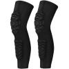 GUOZI Double Crashproof Knee Calf Pads [2 Pack], Thigh Compression Leg Sleeves Protection, Shin Brace Support for Youth Adults Sports Football Basketball Volleyball Soccer Baseball etc. view 1