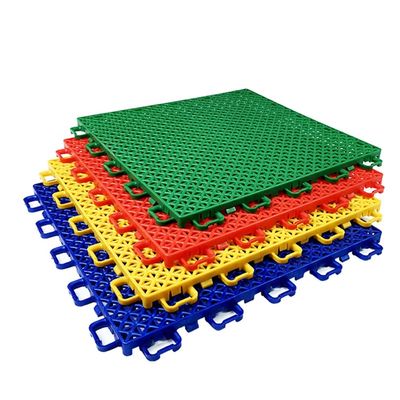 25CM Modular Interlocking Sports Floor Tiles, Kindergarten Playground Basketball Court Sports Floor, Anti-Slip/wear-Resistant (Color : Green, Size : 10PCS)