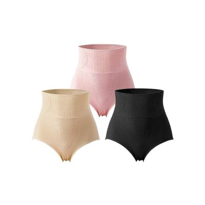 3 pcs/lot Woman Cotton Shaper Slimming Panties Sexy Soft Underpanties High Waist Briefs Size M to XL (Color : Shape13, Size : L(65-75KG))