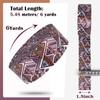 Purple Pattern Poly Webbing Straps - 1.5 inch x 6 Yards for Bags, Backpacks, Luggage, Pet Collars, Leashes, Seat Belts view 3