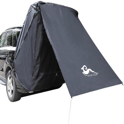 HREFEU SUV Tailgate Shade Awning Tent with Portable Waterproof Storage Bag, Hatchback Tent, Tailgate Shade Awning for Any Size SUV/Van/MPV/CUV