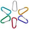 TOPTIE 48PCS Carabiner Keychain, 3 Inch Aluminum D Ring Clips, Heavy-Duty Hook - Assorted view 2