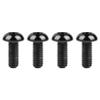 Wanyifa 4Pcs Titanium M5 x 12mm Holder Torx Head Bolt Screw for Bicycle Water Bottle Cage (Black) view 1